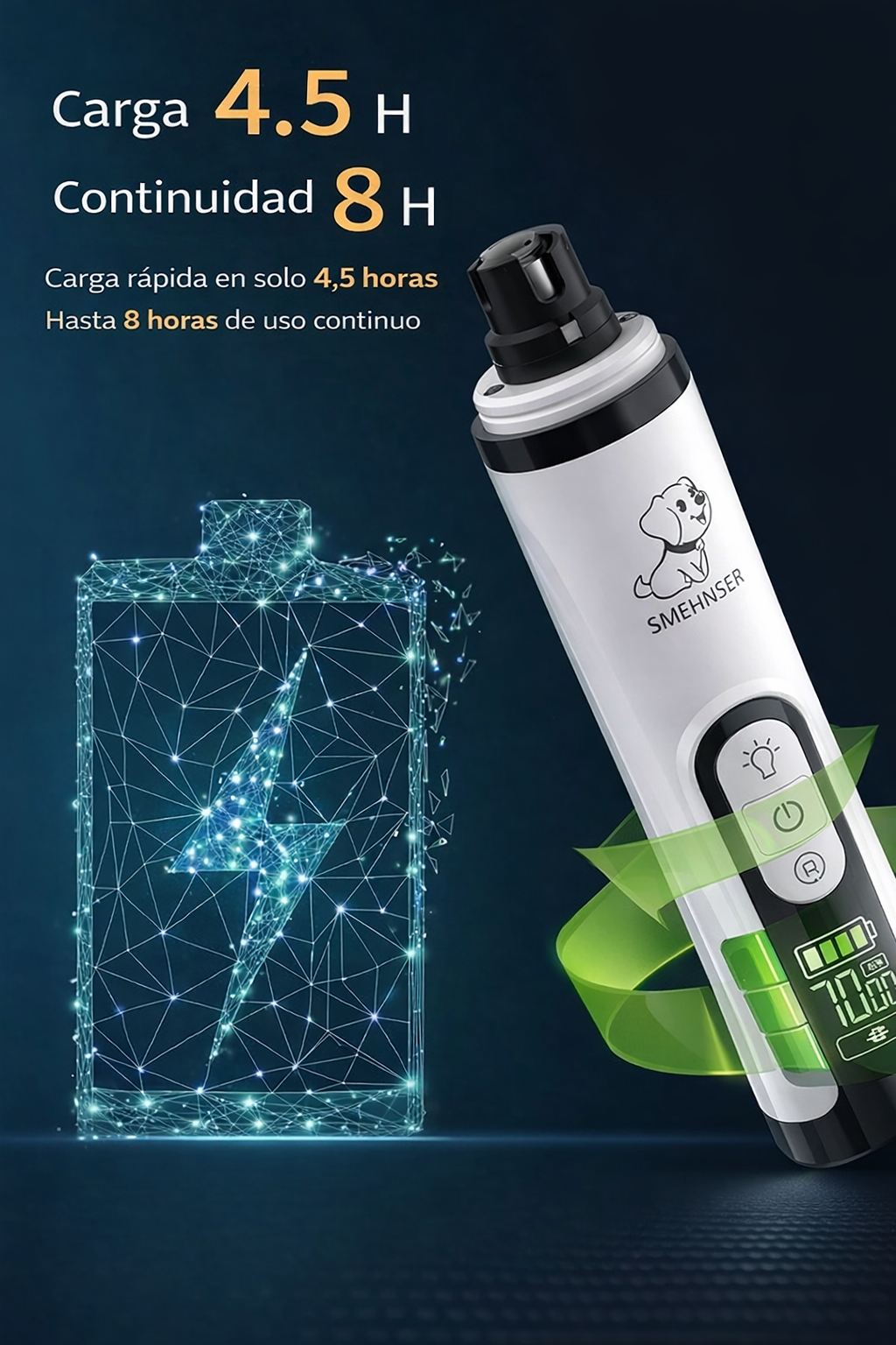 Limador eléctrico para mascotas